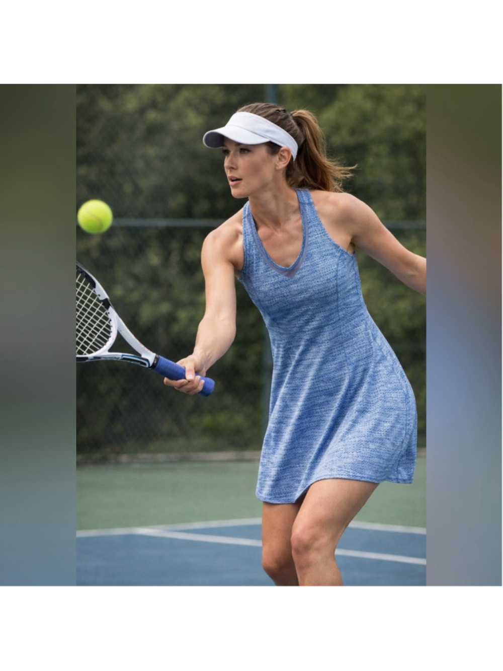 Mondetta Blue Sleeveless Athletic Dress